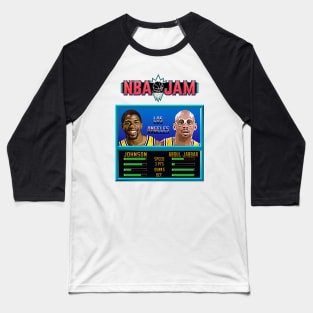 NBA JAM - CLASSIC - THE BEST DUO's EDITION_Magic&Kareem Baseball T-Shirt